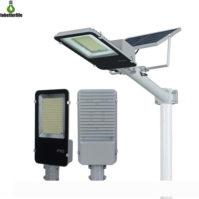 100W 150W 200W 300W solar-powered outdoor lighting fixtures including street lamps, floodlights, and spotlights with waterproof features and remote control functionality