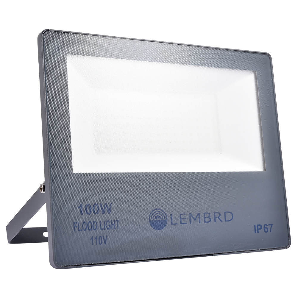 100W Ultra-slim Warm White Outdoor Waterproof Floodlight for Garden, Street, and Security Use