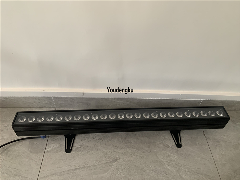 10pcs IP20 rated DMX512 RGBW 24x10W 4-in-1 aluminum LED wall washer bars