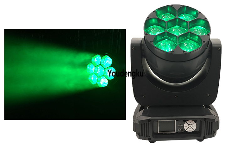 10pcs lyre wash avec zoom 7 x 40w rgbw osram led beam moving head light moving head b eye