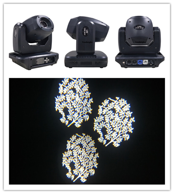 10pcs Mini DMX512 LED moving heads, 100W for nightclub DJ disco with gobo effects
