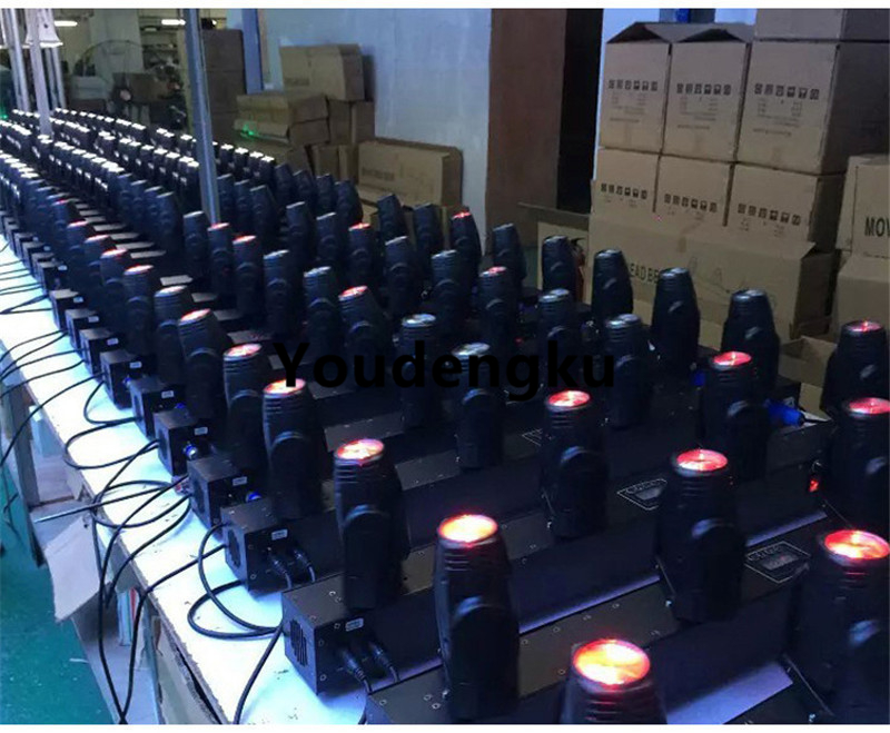 10-piece 4-row LED bar with 4-head 4-in-1 RGBW event beam light featuring 4x10W RGBW moving sweeper beam bar