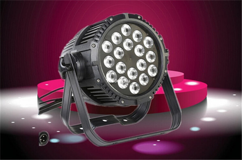 10-piece LED PAR 18x18W RGBWA UV 6-in-1 outdoor stage lighting