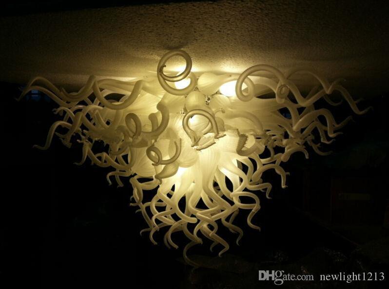 110-240V LED ceiling light with Chinese blown glass design for home decor