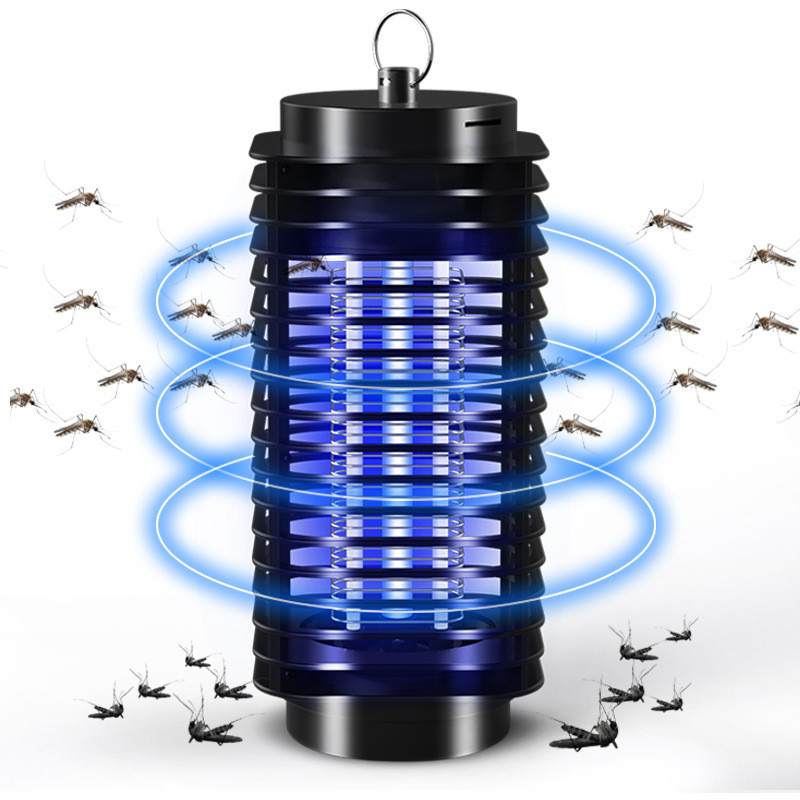 110V/220V portable electric mosquito trap with UV LED light for indoor and outdoor use, compatible with EU, US, UK plugs