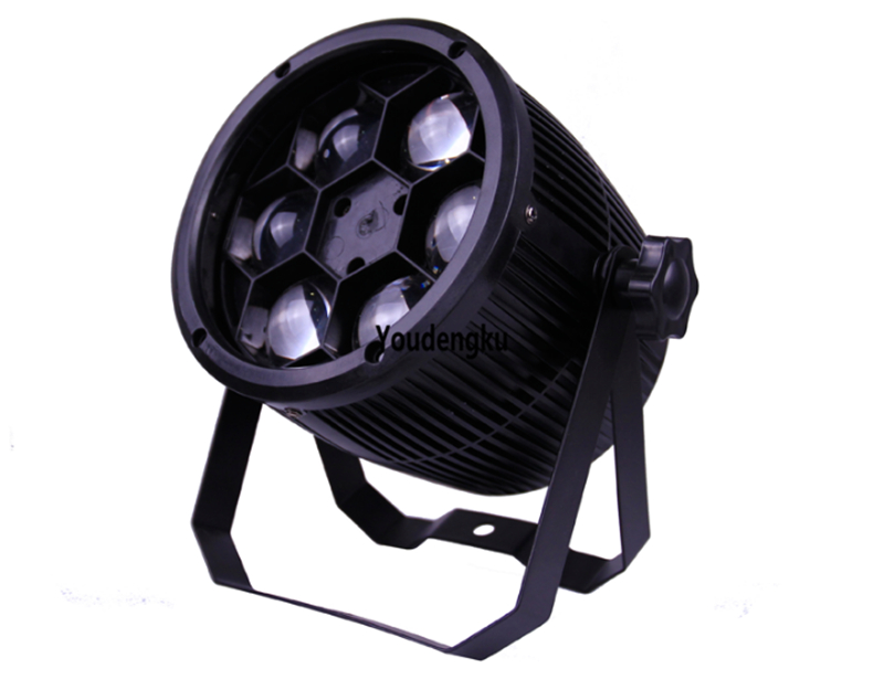 12 RGBW LED mini beam par lights, 6x12W 4-in-1 bee eye stage cans for KTV bars