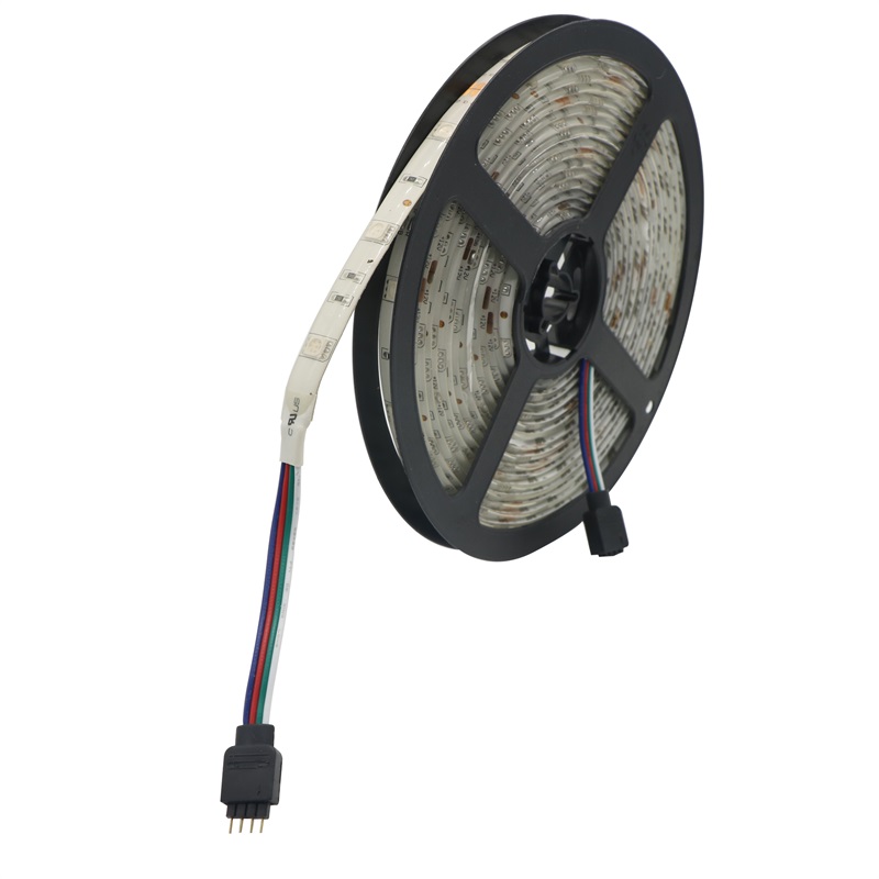 12V RGB waterproof LED strip with 150 LEDs in 5 meters for TV backlighting