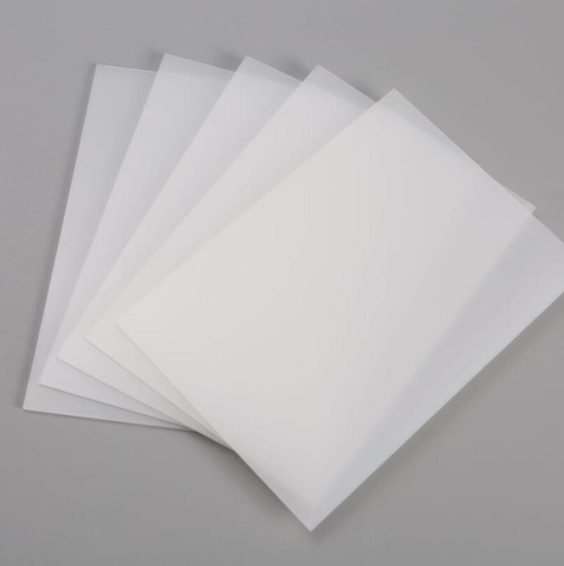 1.4mm thick opal frosted cast PMMA acrylic diffuser sheets in double sizes for LED light covers and shades