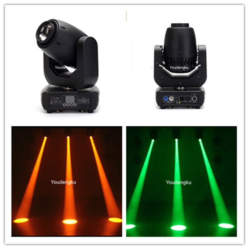150W LED moving head light with sharp zoom, beam, wash, and spot effects