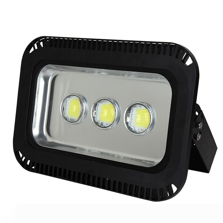 150W-180W waterproof LED flood lights for outdoor and tunnel use, available in warm or cool white with 85-265V input and 2-year warranty
