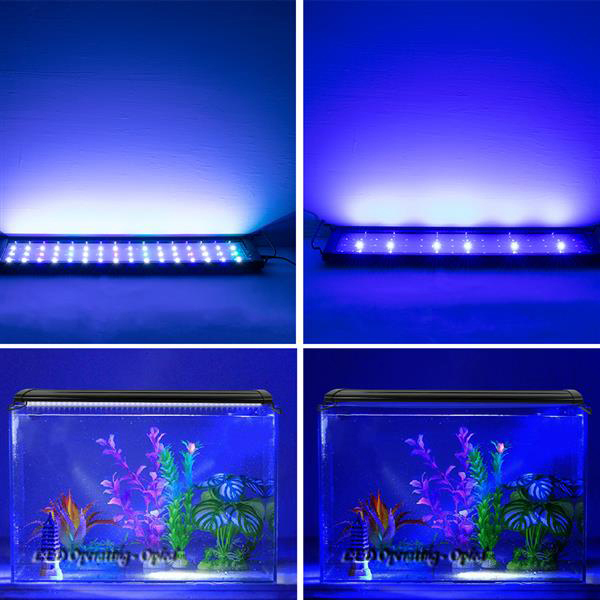 15W 48LED high-brightness full spectrum aquarium light for 23.6-31.49 inch tanks with free shipping