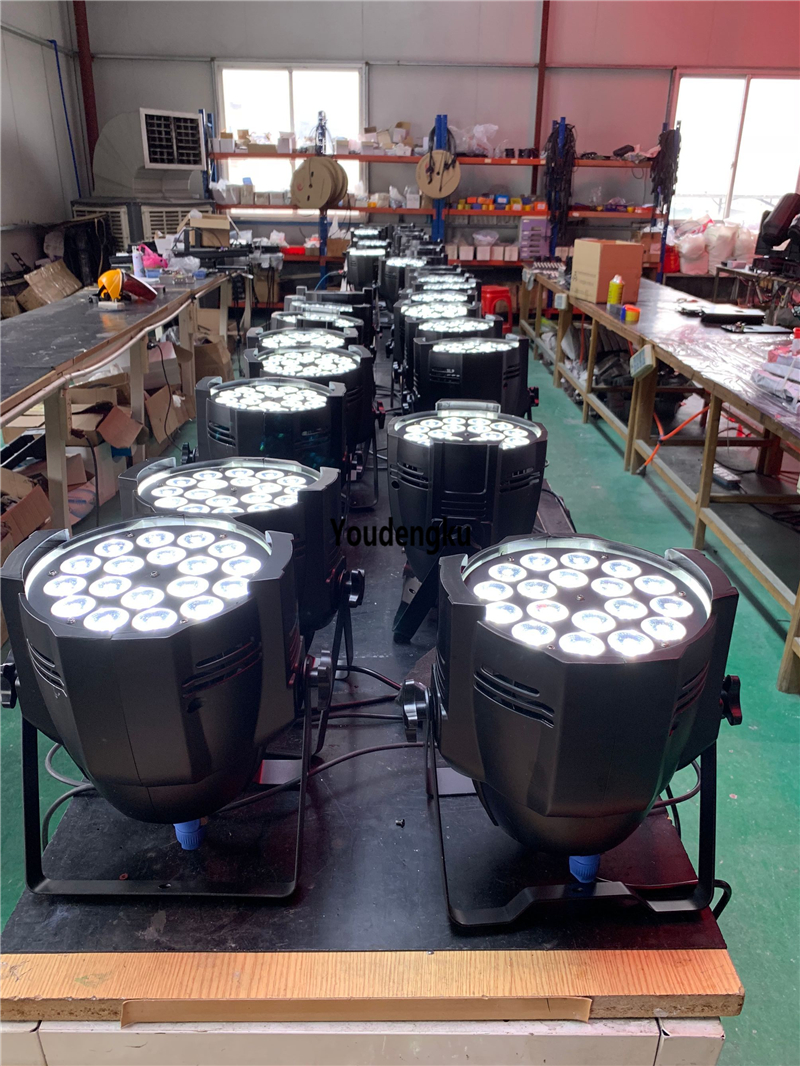 16 top-selling European stage lights: 18x18W 6-in-1 LED PAR with RGBW/UV