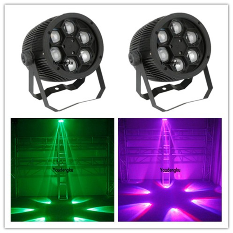 16-piece quad wash LED bee-eye 6x10W RGBW PAR mini stage lighting with DMX control