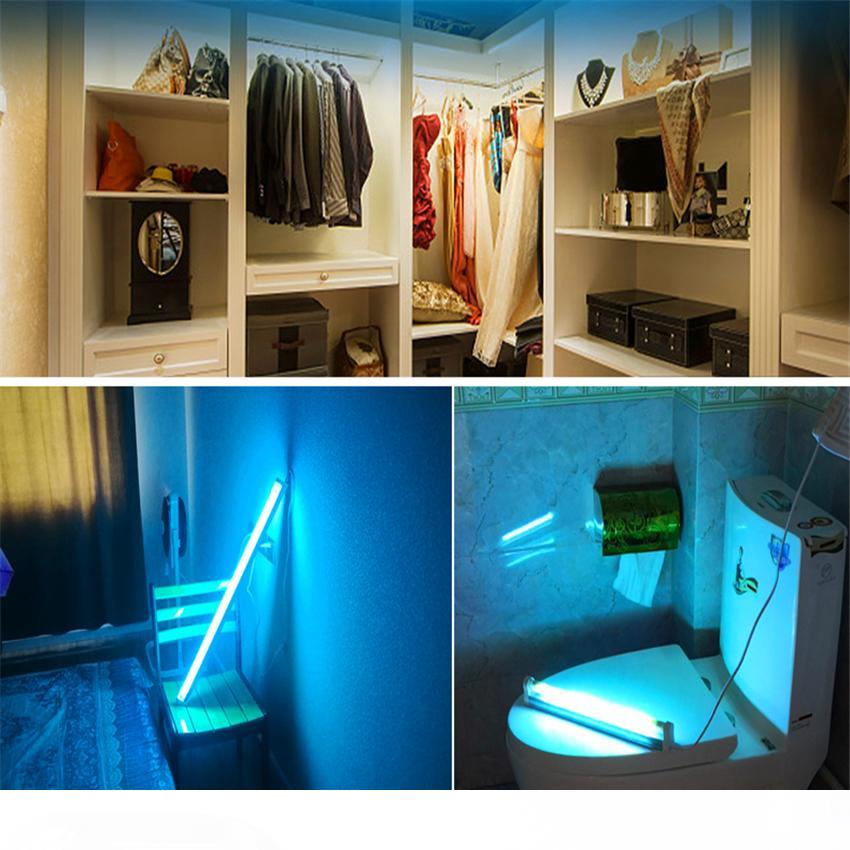 185nm & 254nm UVC germicidal lamp with base for hospital disinfection, 6W-8W, 110V-220V, ozone-free T5 sterilization tube