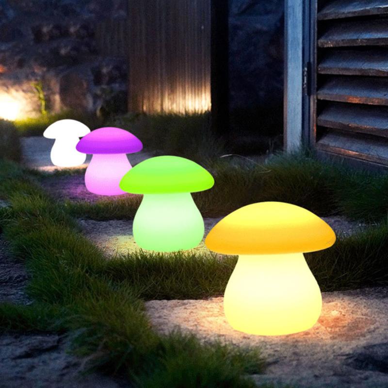 1PC rechargeable waterproof outdoor garden lamp for villa landscape night lighting