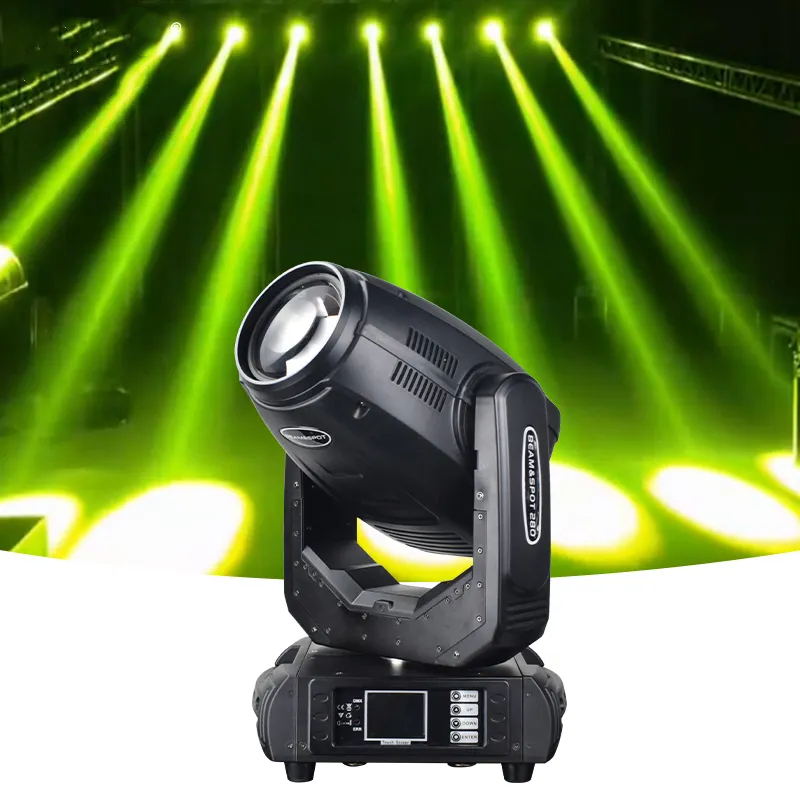 2 professional 280W moving head lights with 10R beam for stage and party lighting