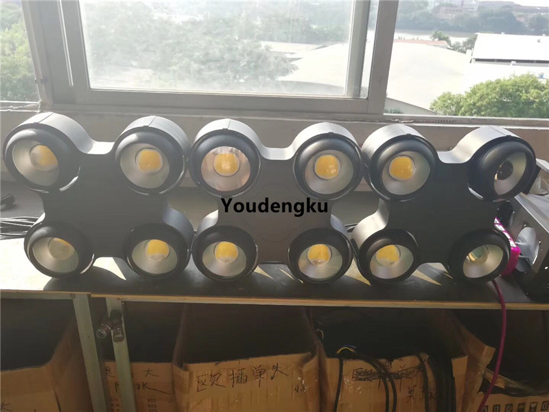 2 waterproof 4-eye 100W RGBW 4-in-1 professional IP65 outdoor stage LED blinder lights