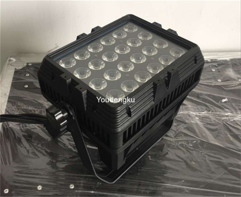 20 pieces of 24x18w RGBWA UV LED outdoor city color lights, 6-in-1 wall washer lighting