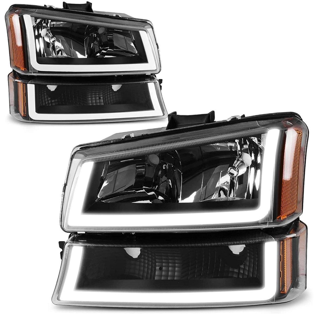2003-2006 Chevy Silverado LED headlights with daytime running lights