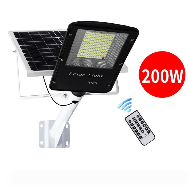200W 300LED solar-powered outdoor waterproof street and garden lamp with remote control