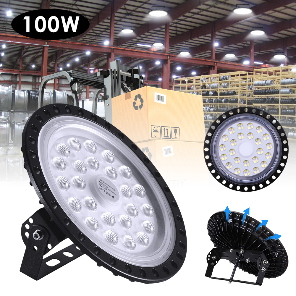 200W Ultra-Slim 3rd Gen LED UFO High Bay for Industrial Halls, Mining Ceilings and Workshop Lighting
