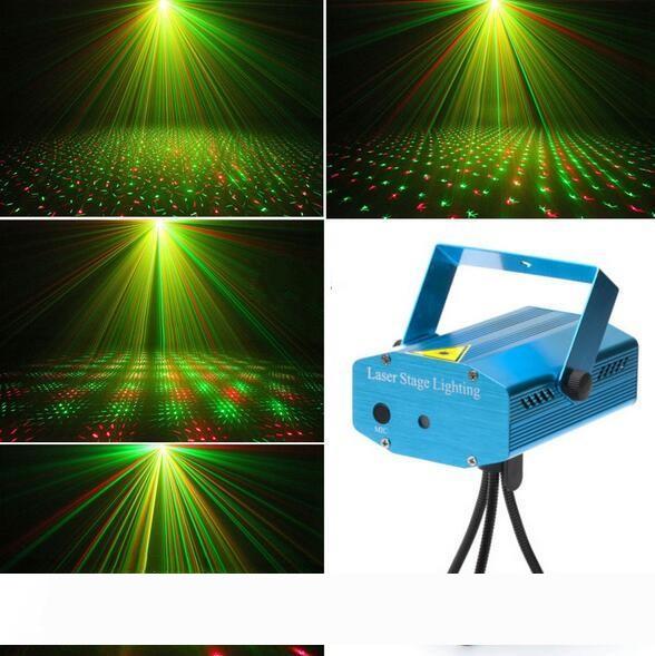 2015 New Mini LED Red & Green Laser Projector for DJ Disco Party Stage Lighting with Free DHL Shipping