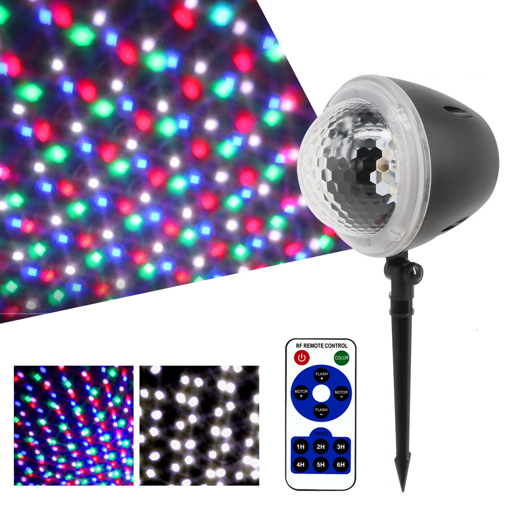 2021 New 5W Waterproof LED Stage Lights with Remote Control for DJ Parties and Christmas Events