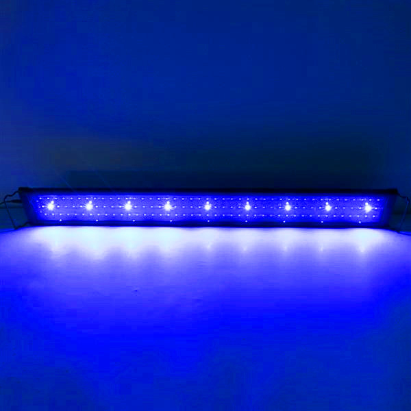 20W 129LED full spectrum aquatic plant light, 35.43 inches black, US standard ZC001221 (fits 35.43-43.3 inch aquariums)