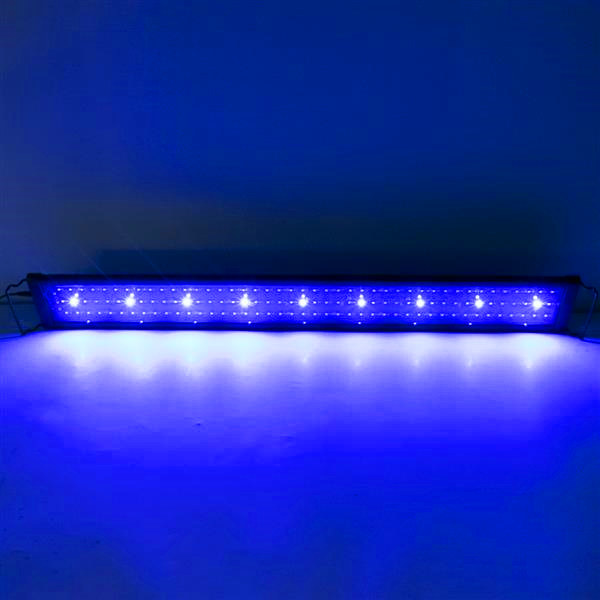 20W 129LED full-spectrum aquatic plant light, 35.43-inch black premium material, ideal for 35.43-43.3 inch long aquariums