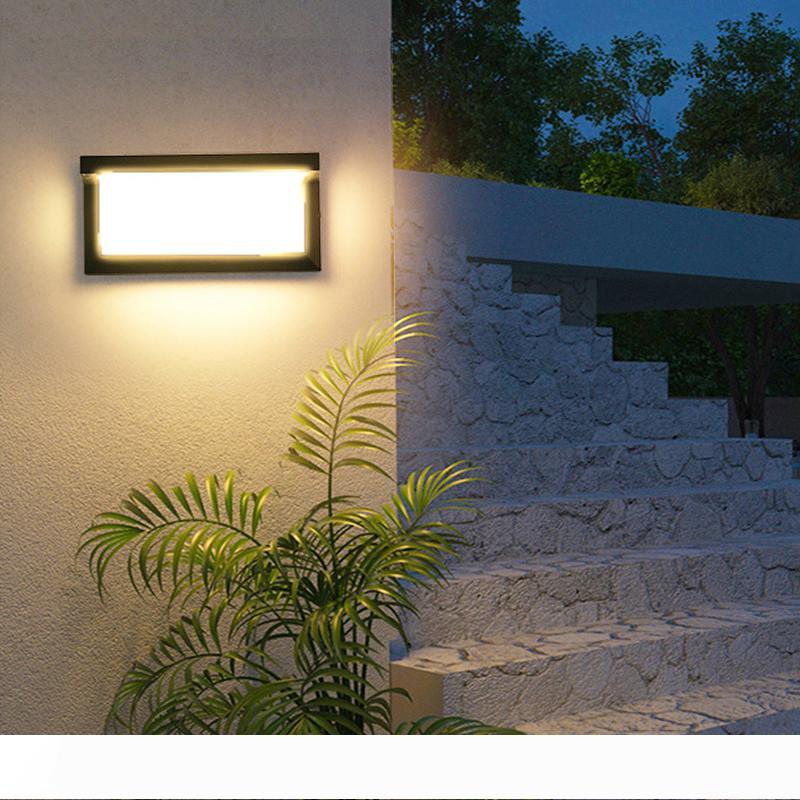 20W waterproof LED outdoor wall light with motion sensor for stairwell and porch illumination