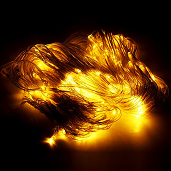 210 fairy net lights with warm white LEDs for weddings, Christmas, and party decor, delivered quickly