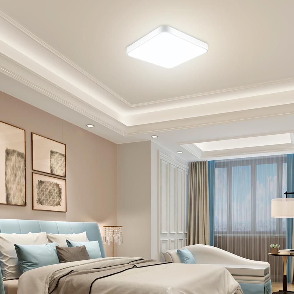 24W ultra slim LED ceiling lamp for modern minimalist Nordic-style square living rooms and hallways