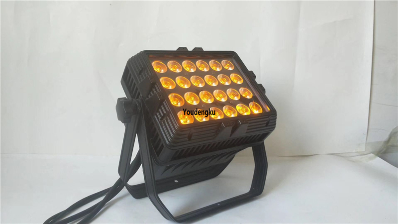 24x15W RGBWA 5-in-1 DMX wall washer LED multi-color outdoor city lighting