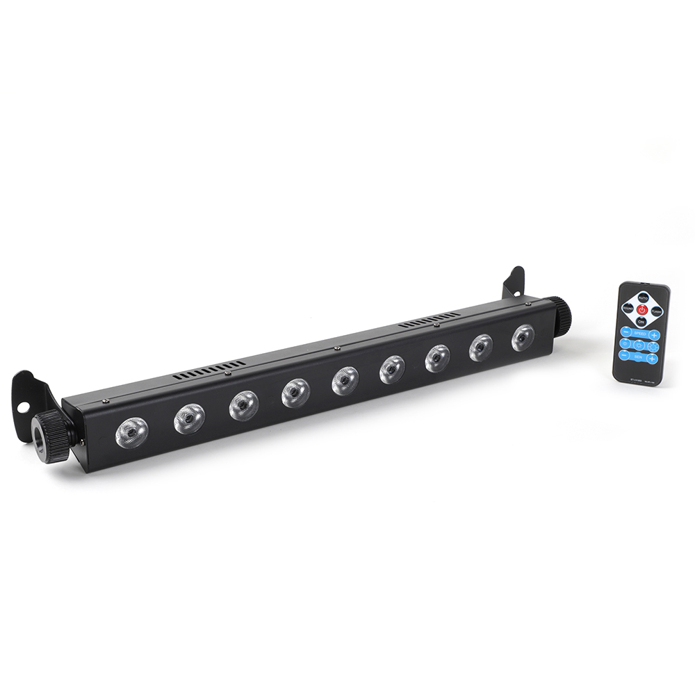 260W UV 9-LED remote-controlled auto sound DMX purple stage light for DJ weddings and Christmas decor