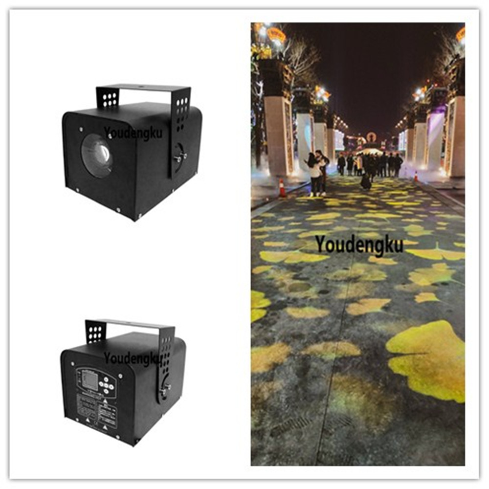 2pcs 100W waterproof outdoor LED gobo projector lights with customizable logo patterns