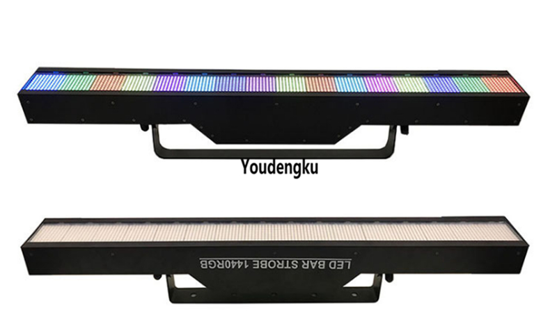 2pcs DMX-controlled RGB pixel LED lights, 1440x0.2W multi-color strobe and wall washer matrix for stage backgrounds