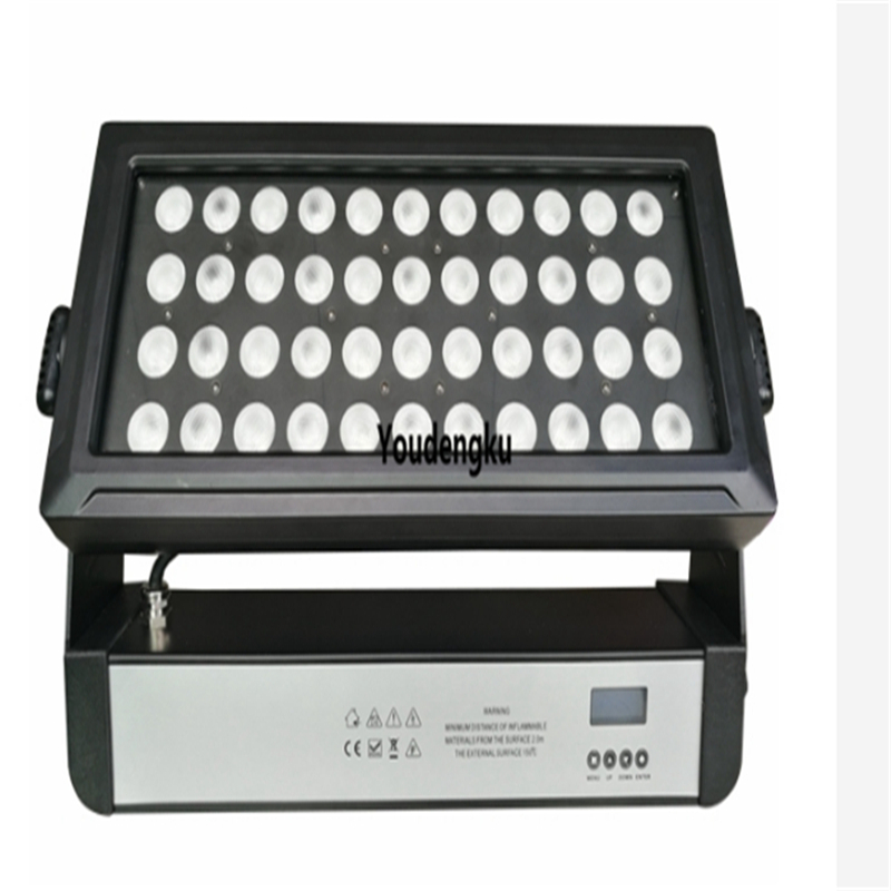 2pcs Hot new sales 44x10w 4in1 city color led wash stage lights RGBW outdoor led wall washer lights