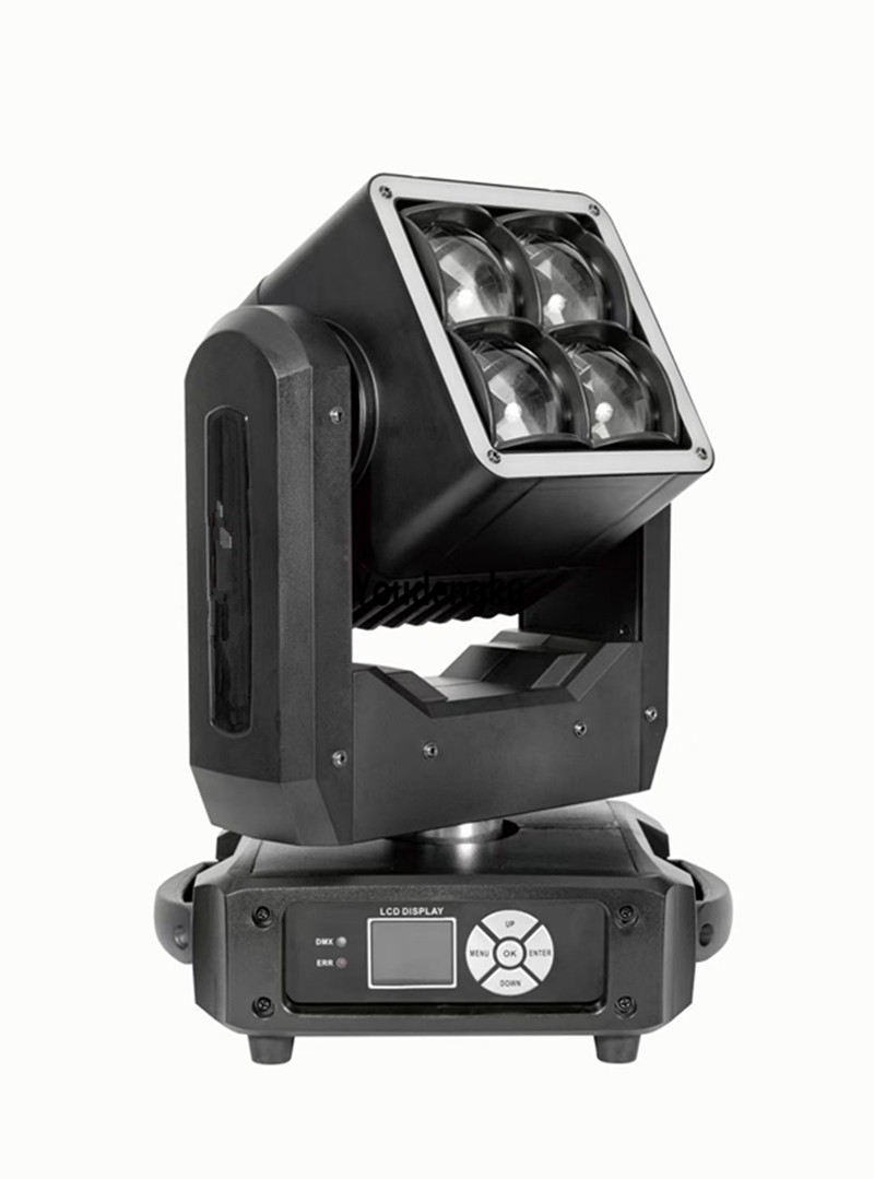 2pcs of 4x60W 4in1 RGBW LED zoom wash moving heads with RGB stage lighting for DJ equipment sale