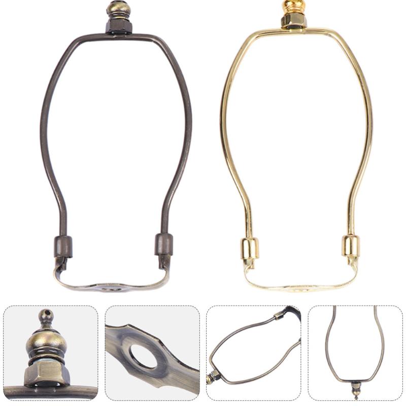 2-piece lamp shade harps and holders in assorted colors for home or office lighting