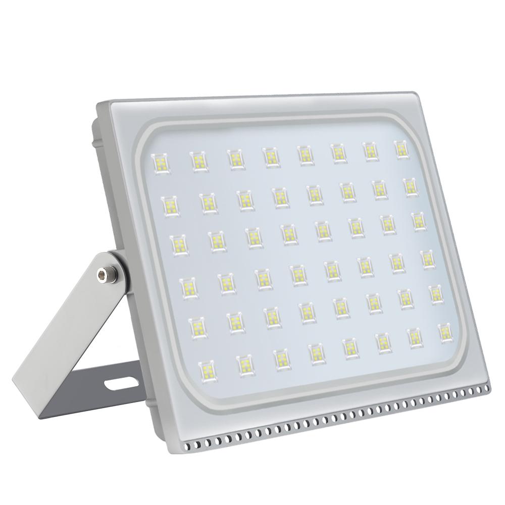 300W outdoor LED floodlight with infrared sensor, waterproof IP65, available in warm or cool white for garden or balcony use
