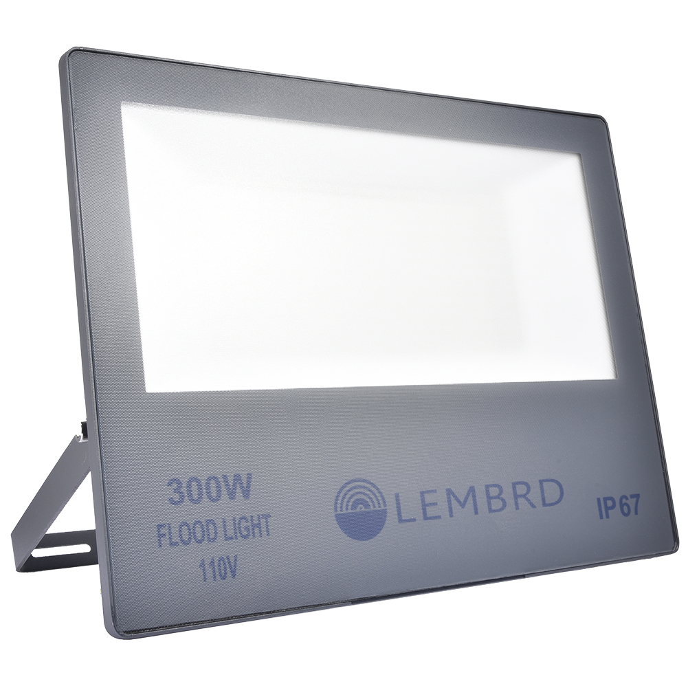 300W slim warm white outdoor waterproof garden and street floodlight for security and emergency use