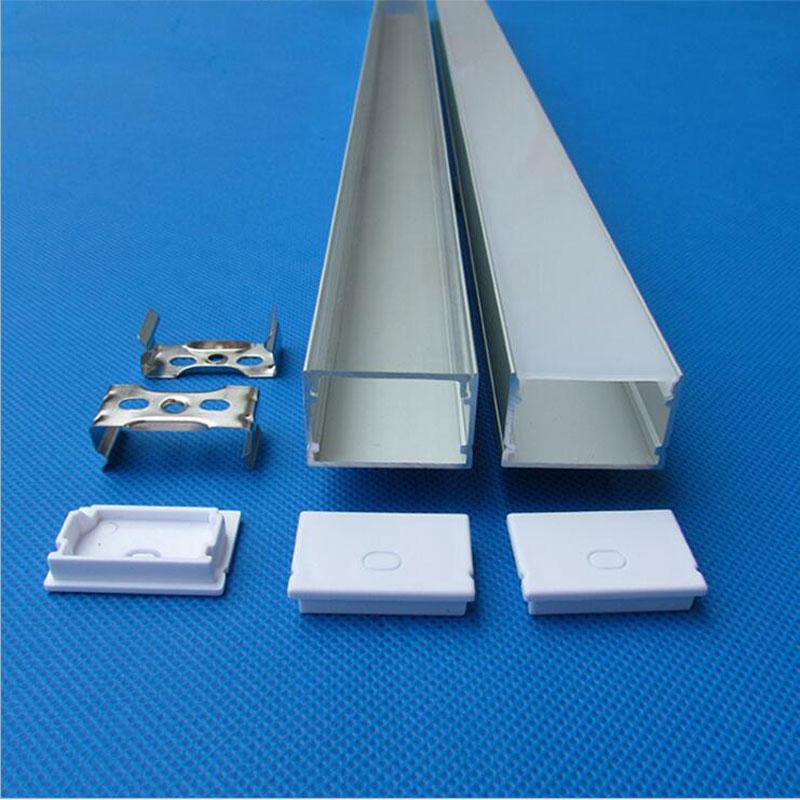 3020 Shell LED Bar Light Cover, 1m Rigid Strip Housing for Lampshades