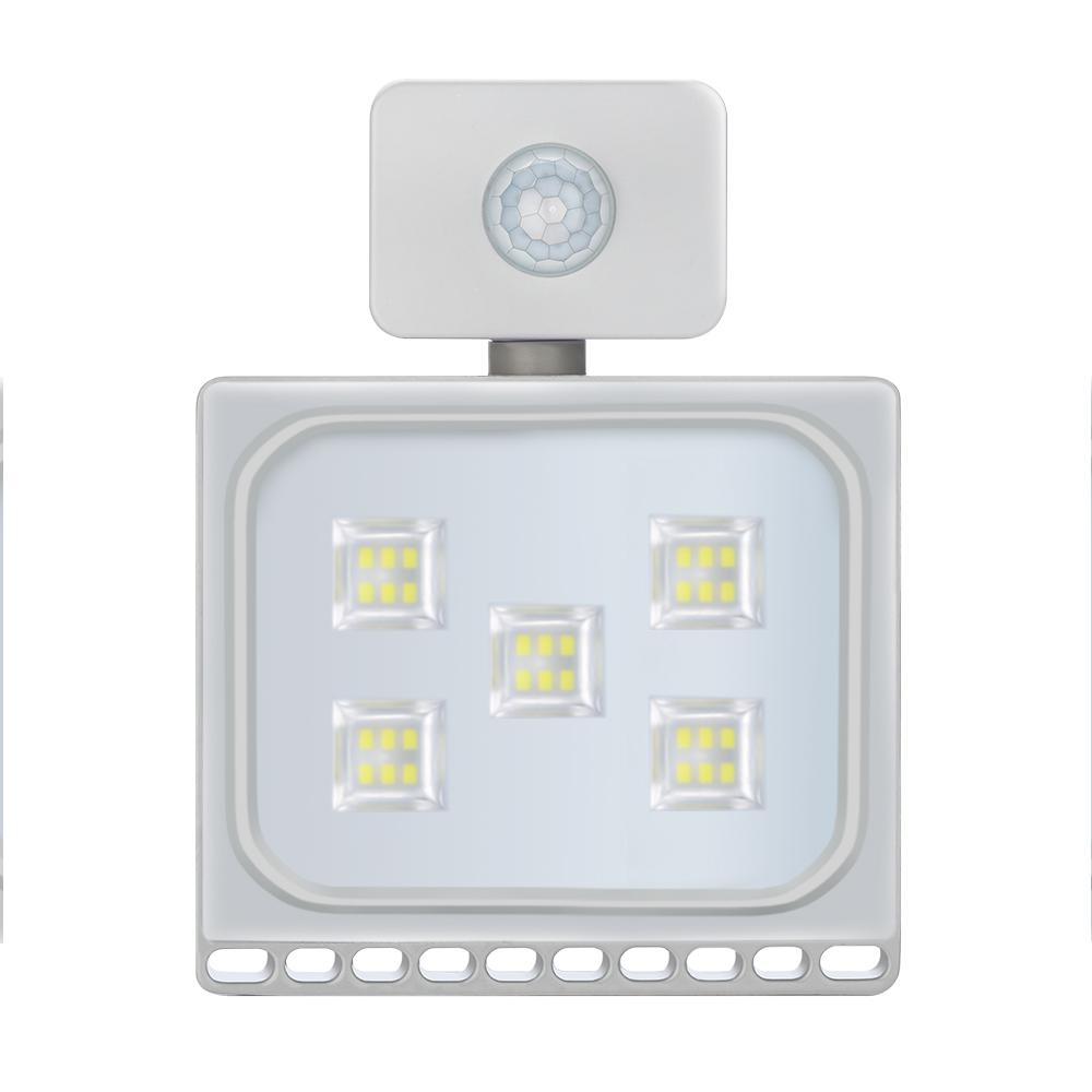 30W LED outdoor floodlight with infrared sensor for home, garden, balcony, and waterproof IP65, shipped from US warehouse