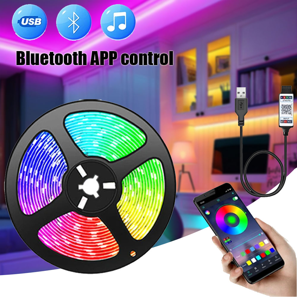 3.28FT 9.84FT 16.4FT Smart LED Strips Light Bluetooth Controller 5050 RGB DC 5V Decorative Lamp For Bedroom DIY Multiple Colors Drop Ship

Smart LED light strips in 1m/3m/5m lengths with Bluetooth control, 5050 RGB, 5V power for bedroom decor and DIY projects in various colors