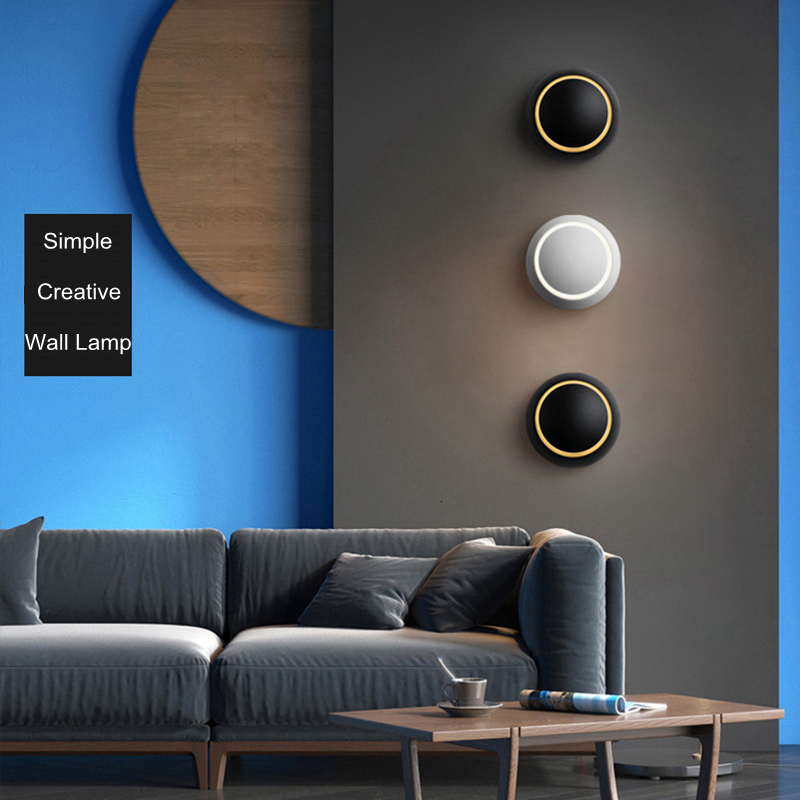 360-degree rotating LED moon light with modern aluminum wall mount for enhanced night illumination