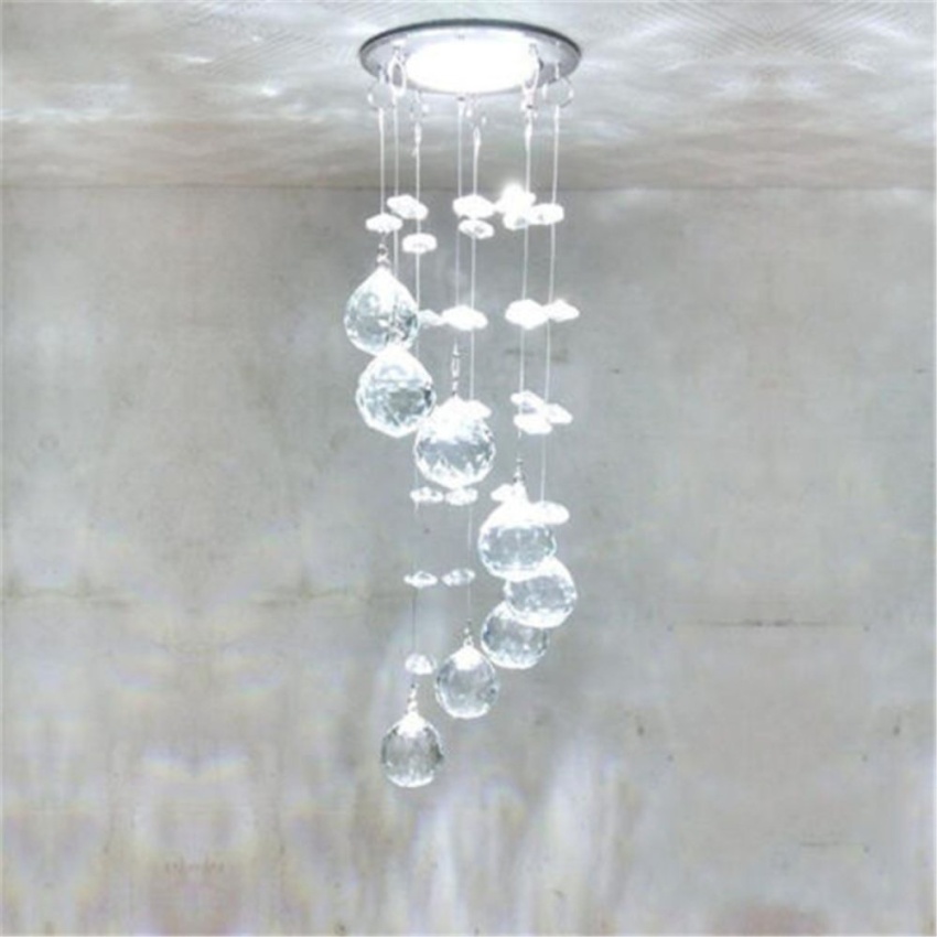 3W LED Crystal Ceiling Light Small Chandelier Ceiling Lamp Pendant Light Hallway