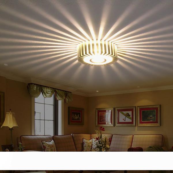 3W silver sunflower LED wall lamps for indoor lighting in living room or bedroom, AC100-240V