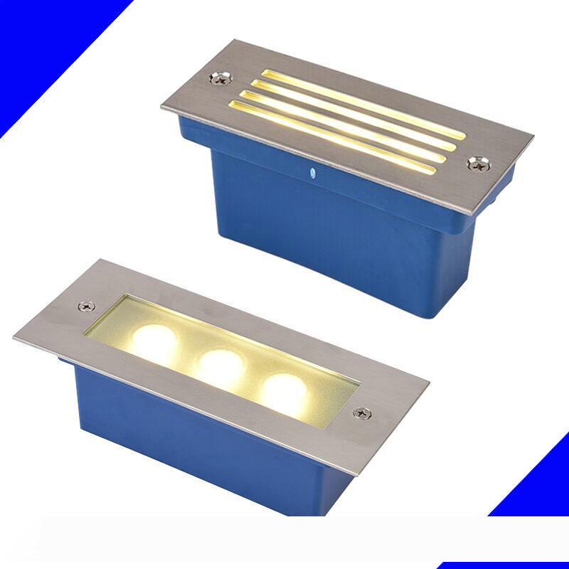 3W waterproof LED underground floor lamp for outdoor garden landscape and stair lighting, IP67 rated with AC85V-265V input