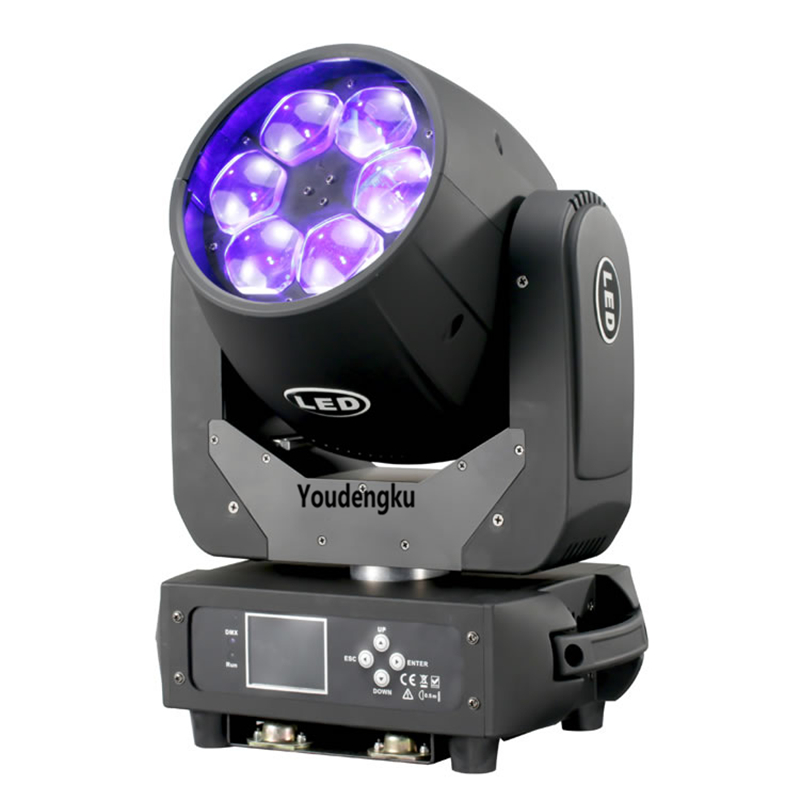4 compact 6*40W RGBW 4in1 Mini Bee Eye Zoom beam moving head lights for DJs