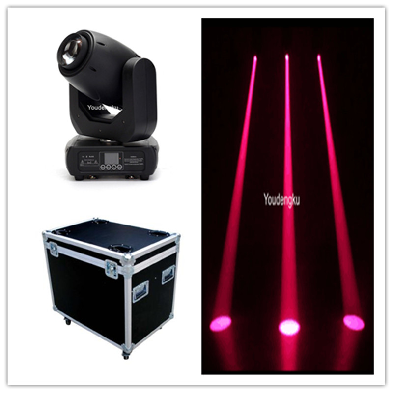 4 high-quality 150W LED beam moving heads with flight cases